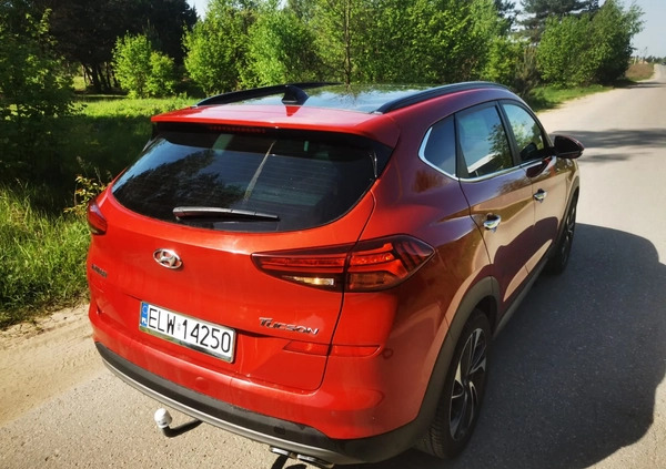 Hyundai Tucson cena 84000 przebieg: 157000, rok produkcji 2019 z Rzgów małe 137
